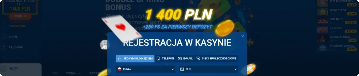 Rejestracja Royal Joker casino