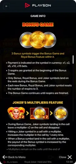 Slot royal joker