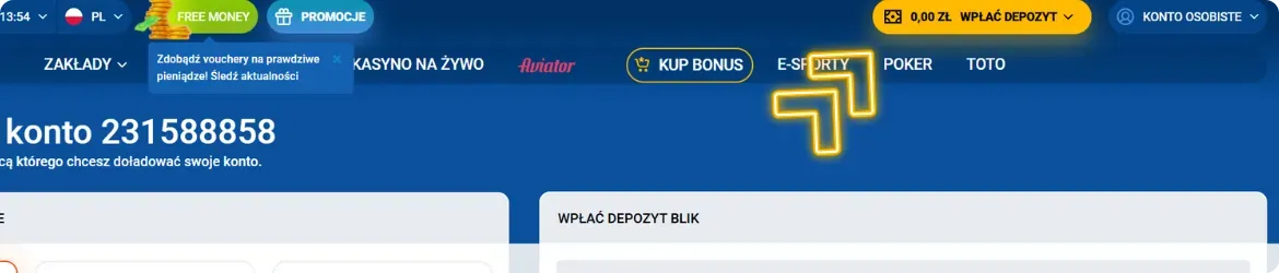 Wpłata depozytu w Royal Joker